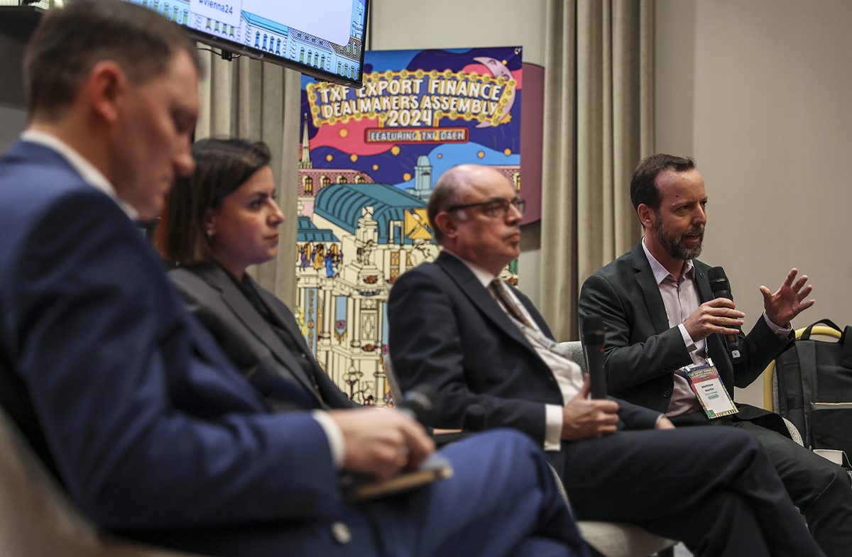 20/11/2024, Vienna, Austria.

‘TXF Export Finance Dealmakers Assembly 2024’ featuring TXF DACH in Vienna Marriott Hotel, Vienna, Austria.
(Photo: Pablo Blázquez)